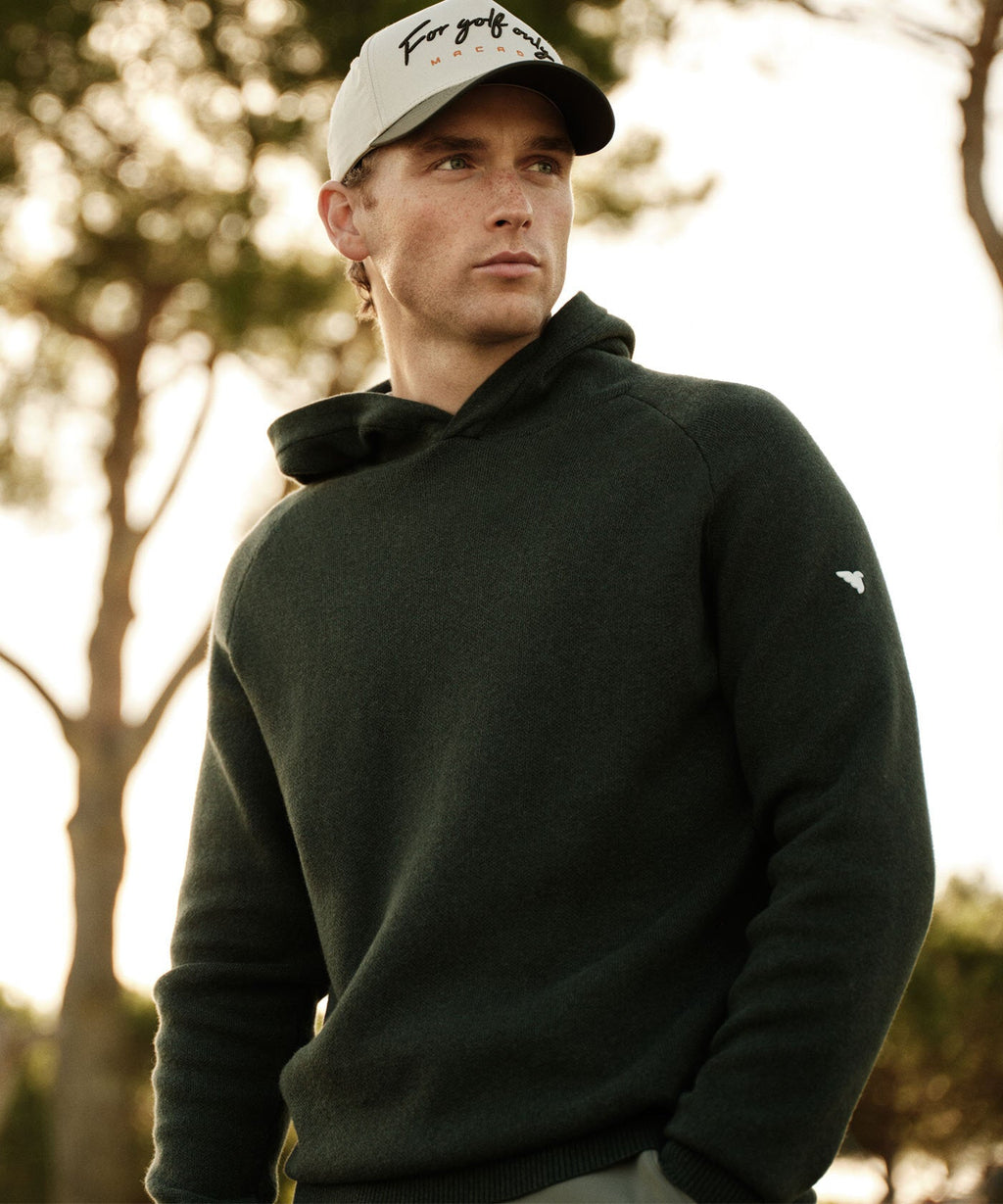 Men's Tech Knit Hoodie - Pine Green