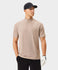 Tyler Neck Mock Tee - Light Brown