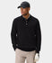 Men's Cashmere Blend Knit Polo - Black