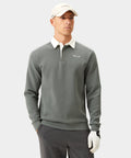 Men's Blades Polo Sweatshirt - Teal Gray
