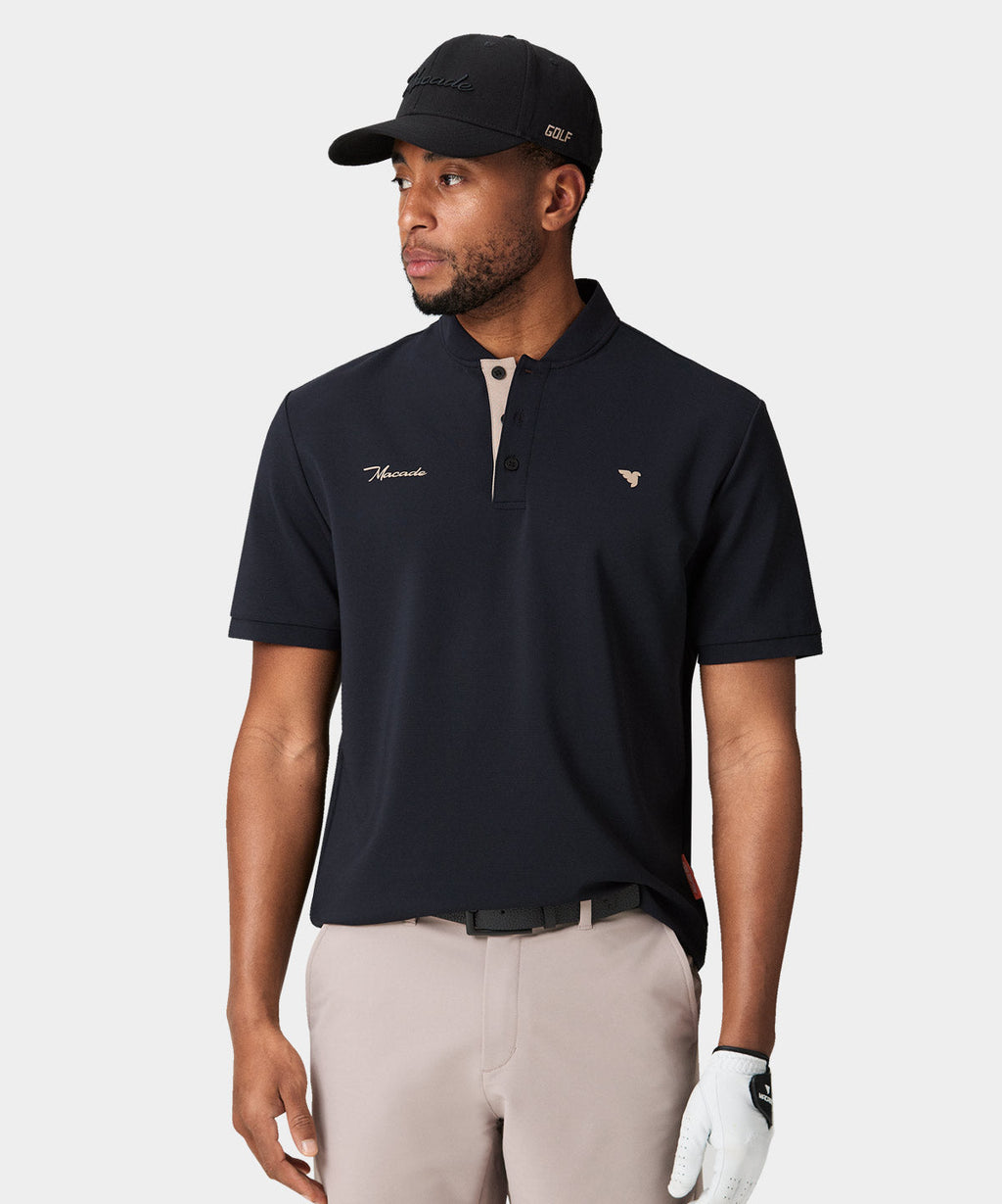 Men's Heath Bomber Shirt - Black