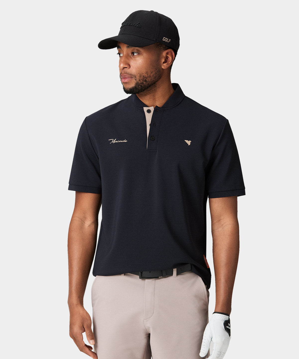 Men's Heath Bomber Shirt - Black