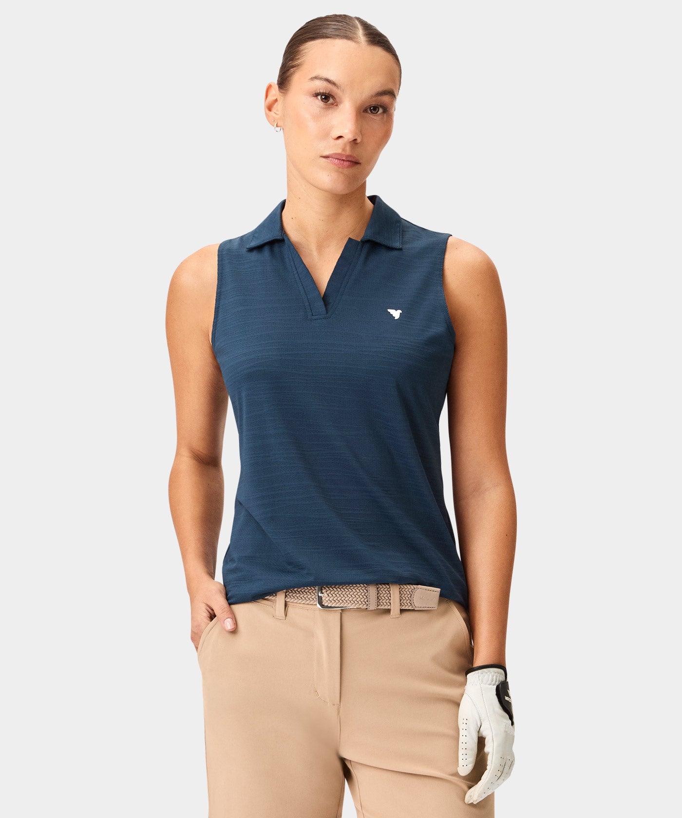 Women's Paige Sleeveless Shirt - Steel Blue