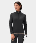 Women's Therma Quarter Zip - Jade Black