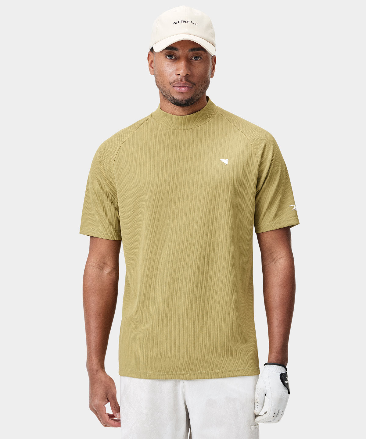 Tyler Neck Mock Tee - Sheen Green