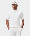 Tyler Neck Mock Tee - White