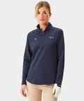 Women's Zoe Flex Quarter Zip - Blue