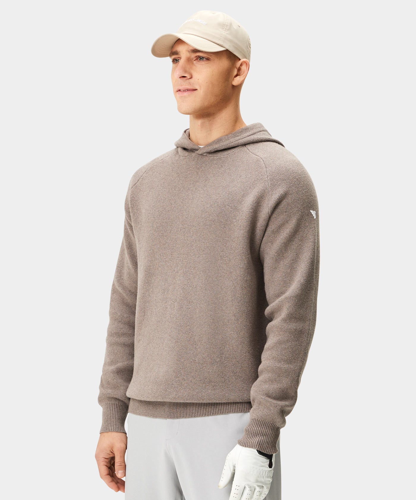 Men's Tech Knit Hoodie - Brown