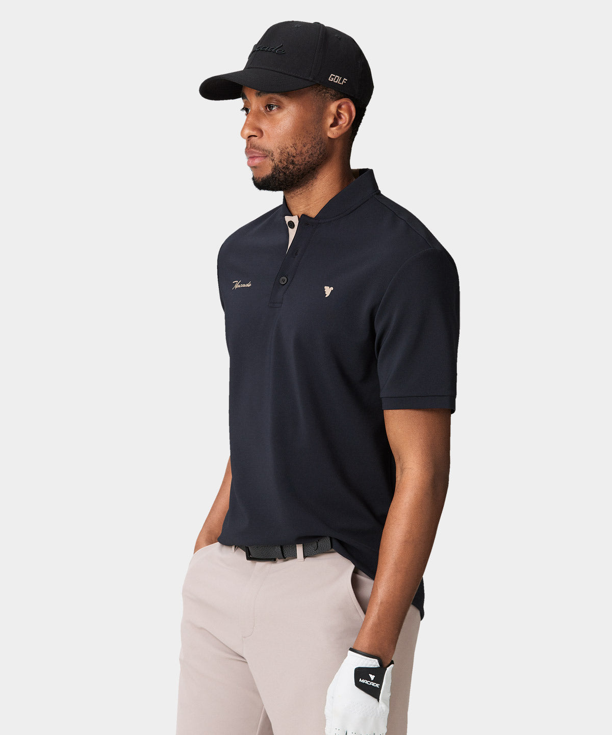 Men's Heath Bomber Shirt - Black
