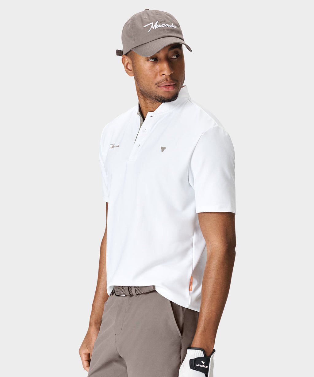 Men's Heath Bomber Shirt - White