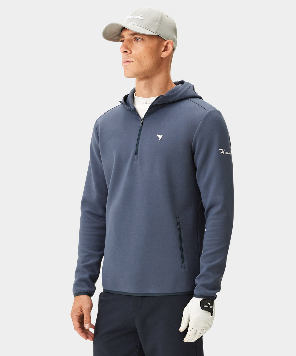 Men's Therma Zip Hoodie - Spruce Blue