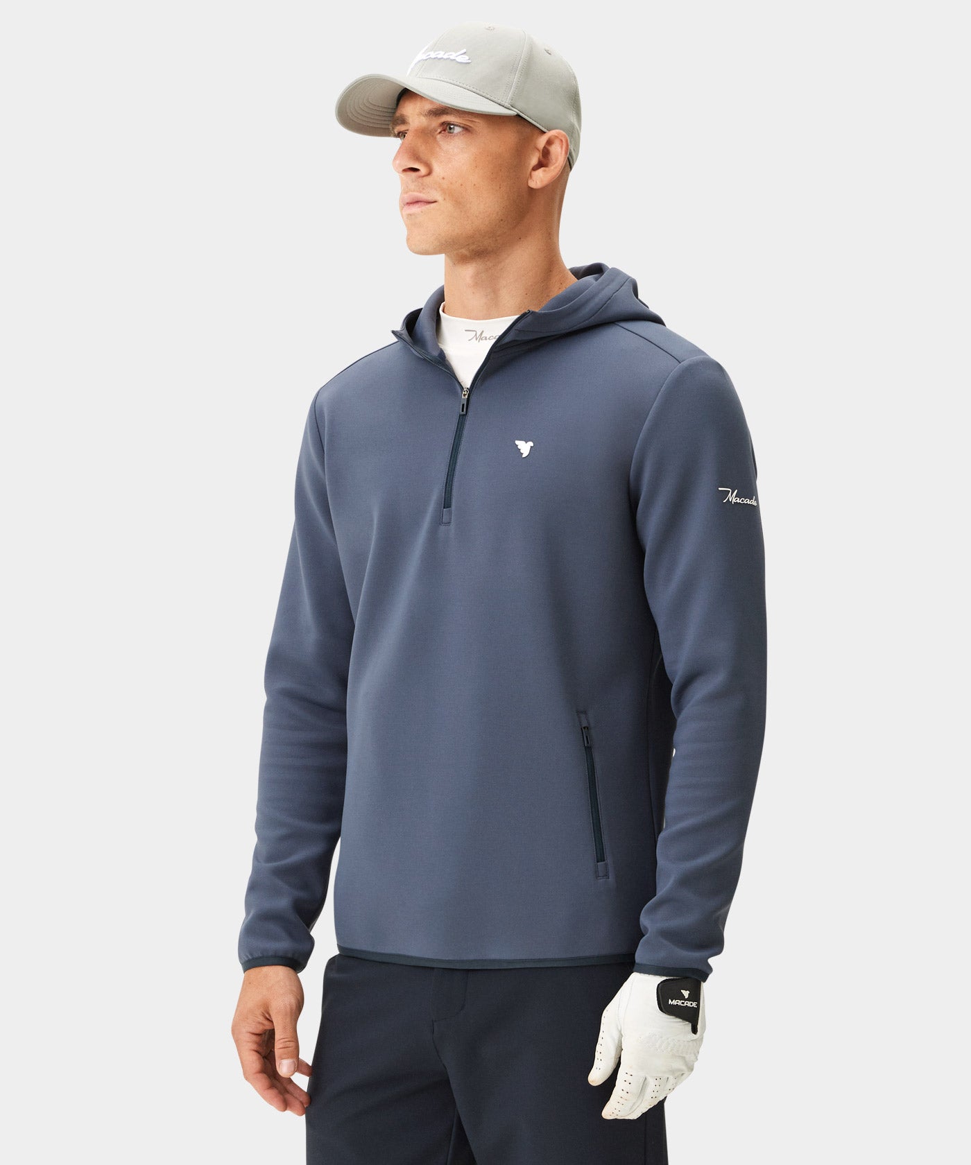 Men's Therma Zip Hoodie - Spruce Blue