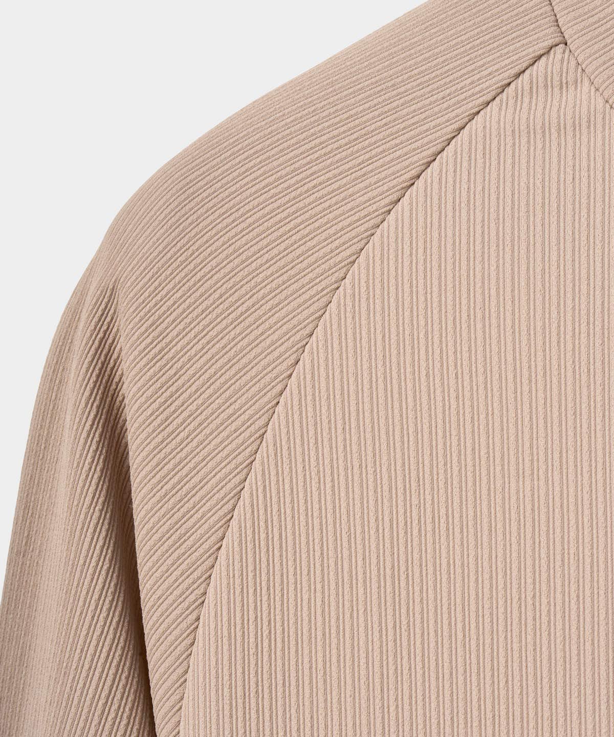 Tyler Neck Mock Tee - Light Brown