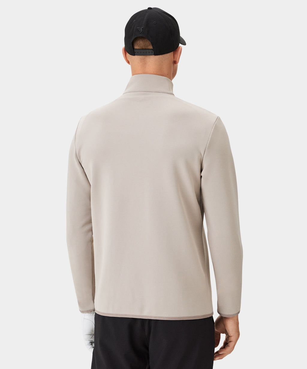 Men's Therma Quarter Zip - Taupe