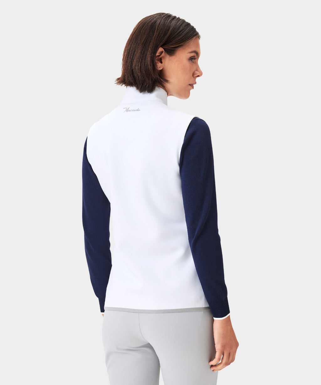 Women's White Therma Vest
