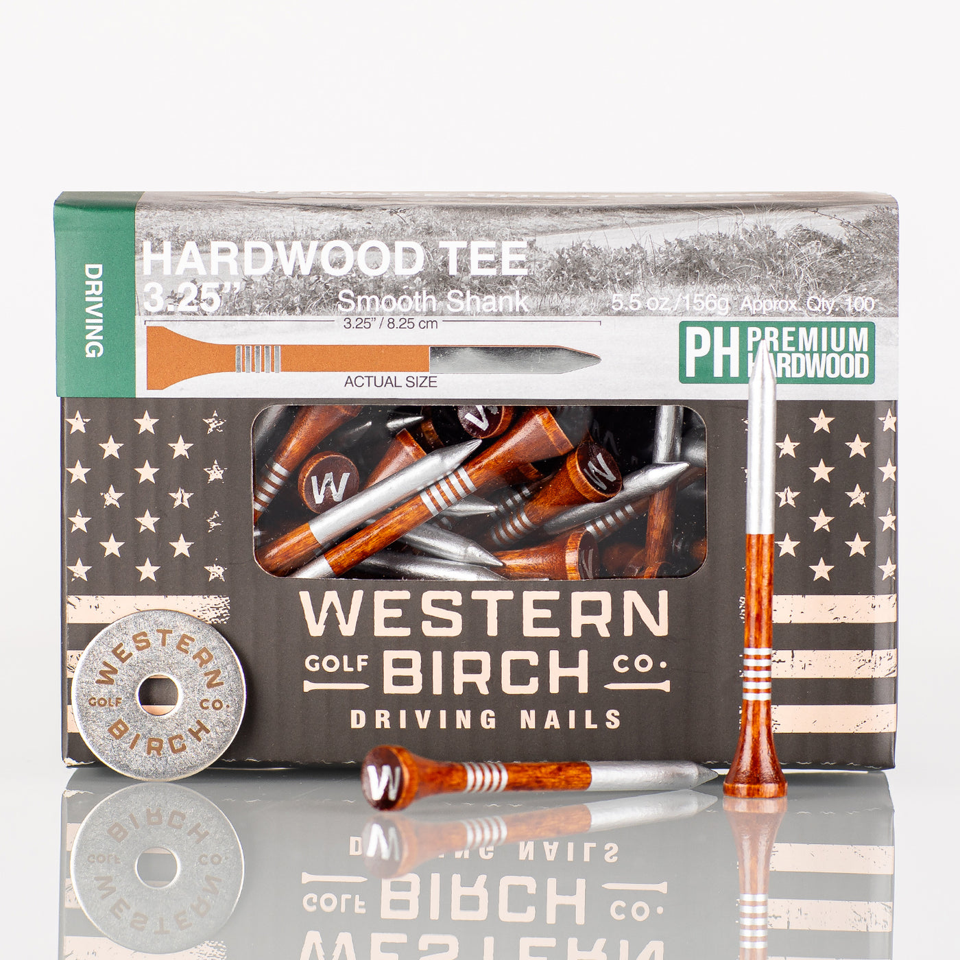 Silver Driving Nails 3.25" 100PK