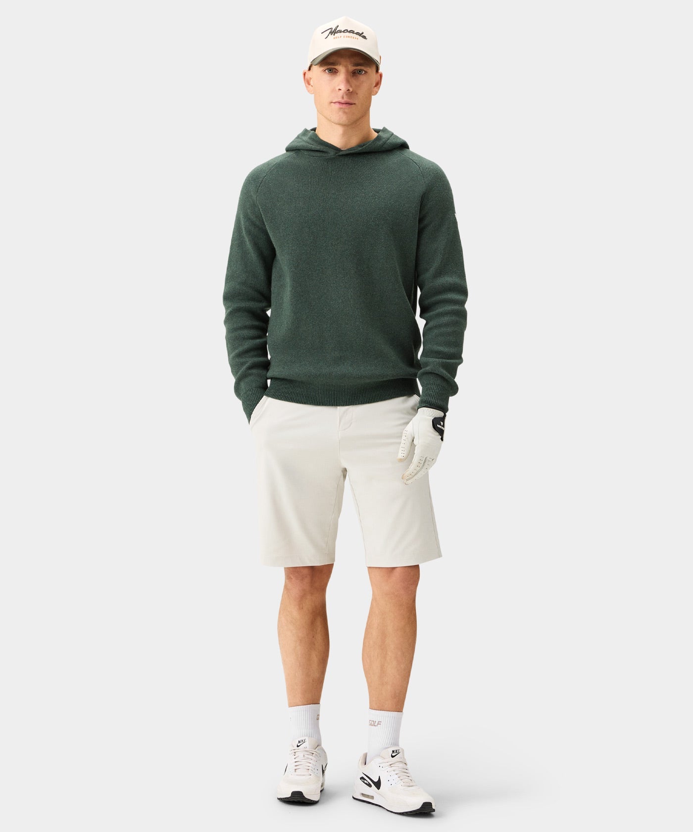 Men's Tech Knit Hoodie - Pine Green