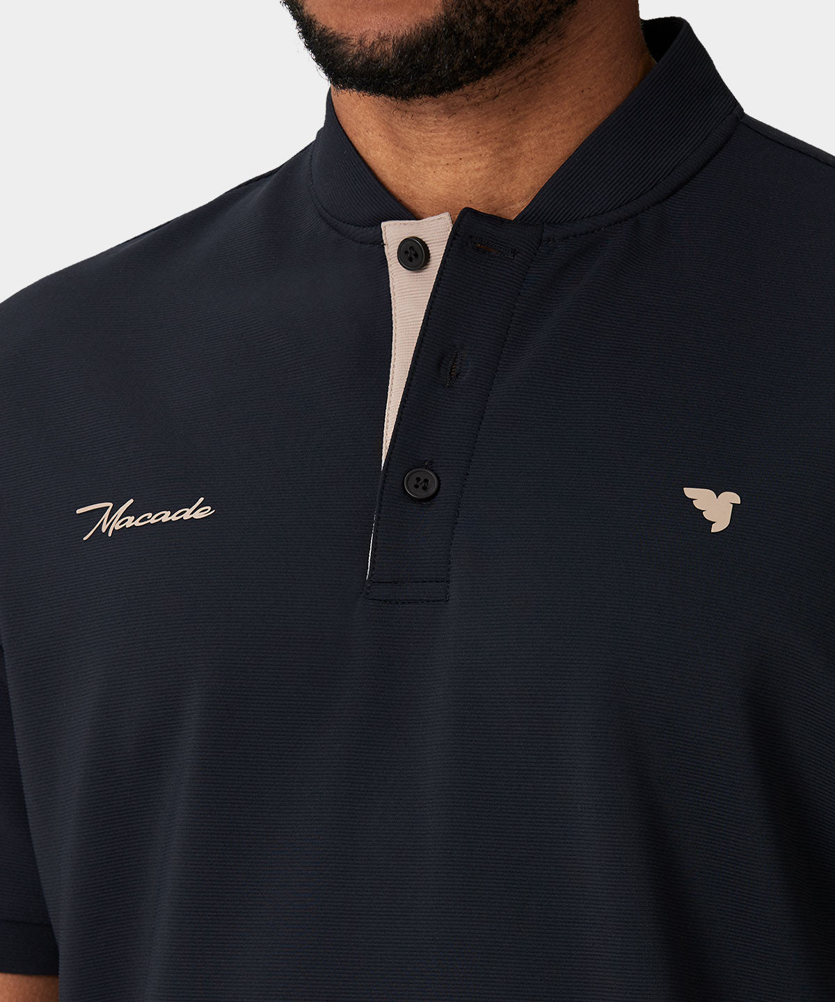 Men's Heath Bomber Shirt - Black