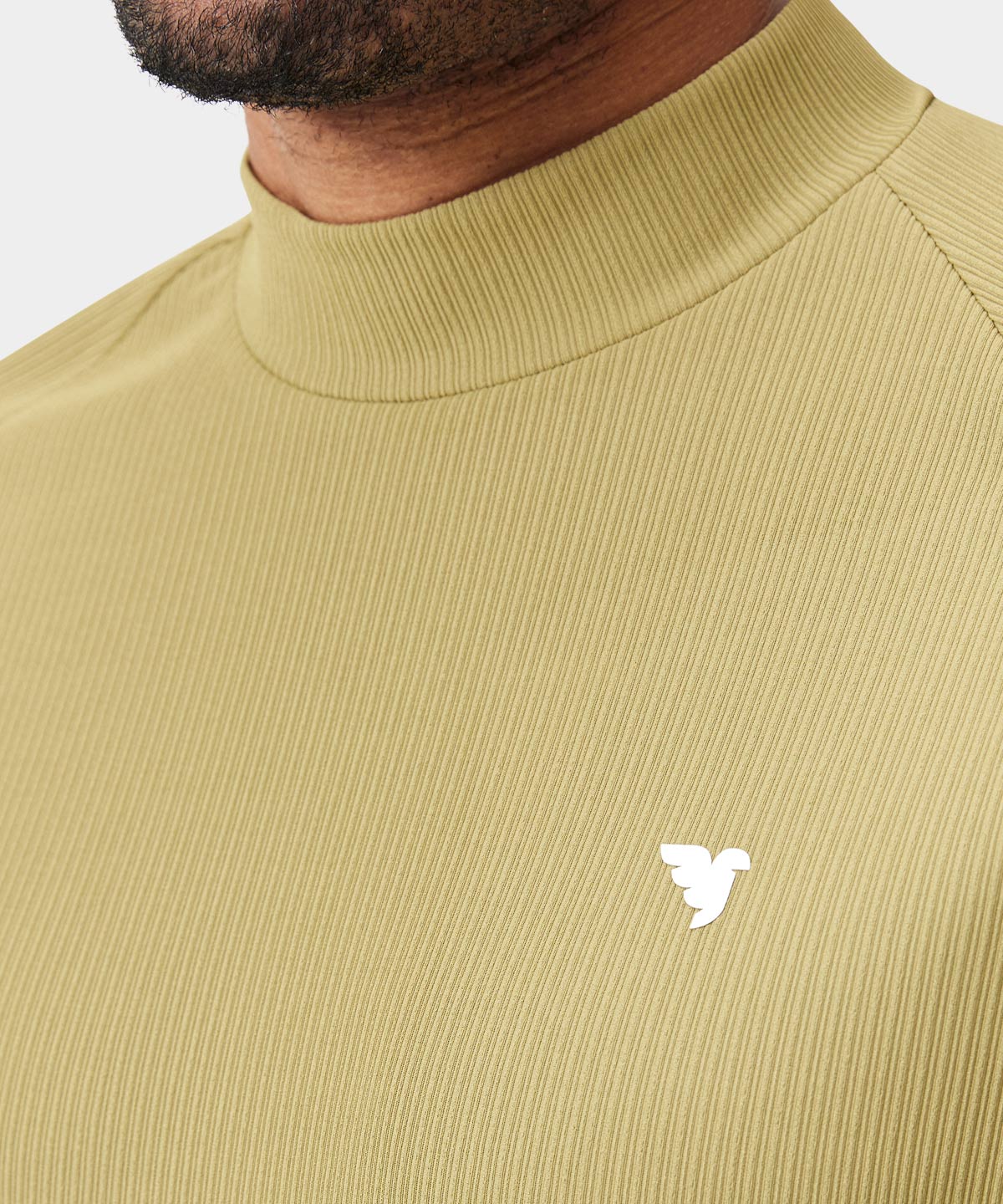 Tyler Neck Mock Tee - Sheen Green