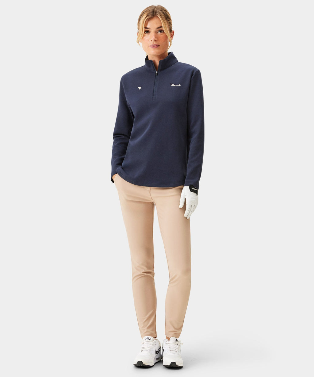 Women's Zoe Flex Quarter Zip - Blue