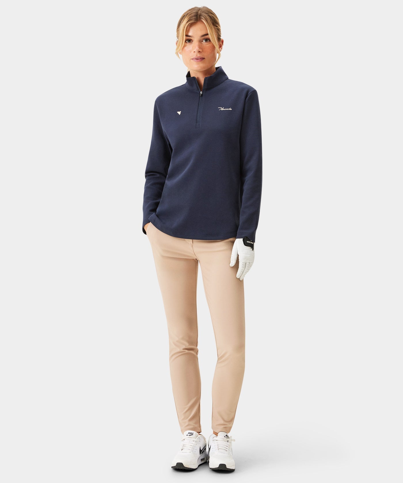 Women's Zoe Flex Quarter Zip - Blue