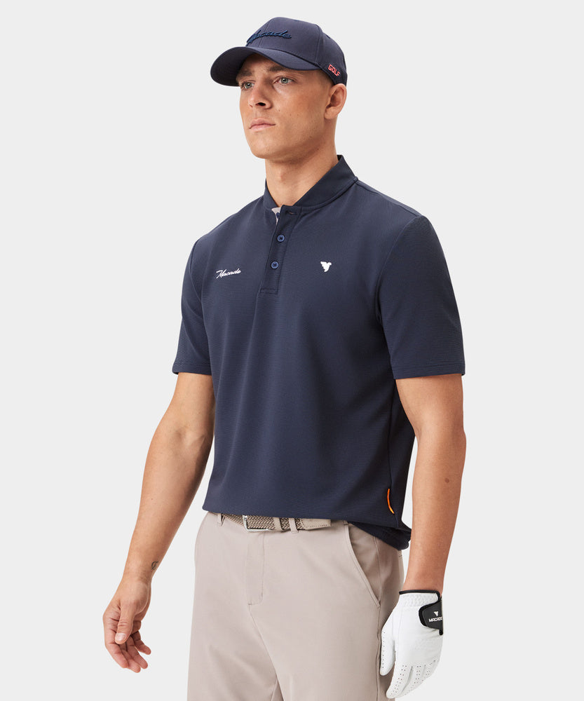 Men's Heath Bomber Shirt - Dark Blue