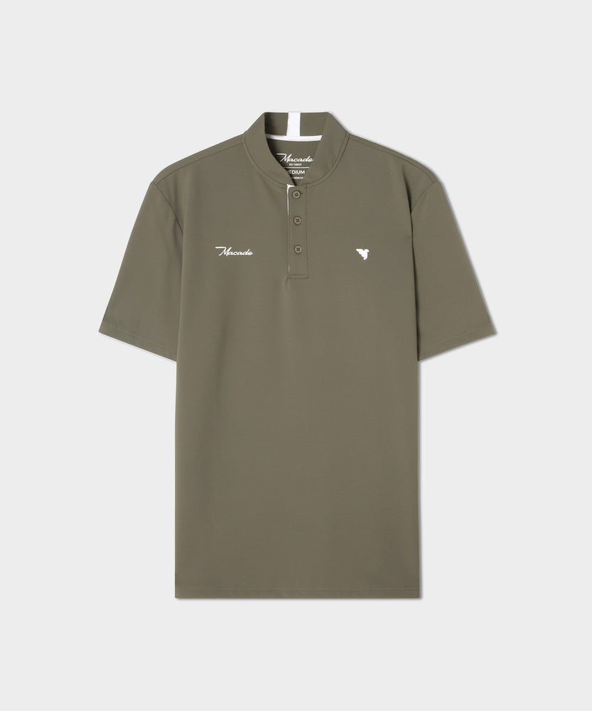 Men's Heath Bomber Shirt - Olive