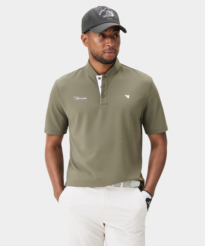 Men's Heath Bomber Shirt - Olive