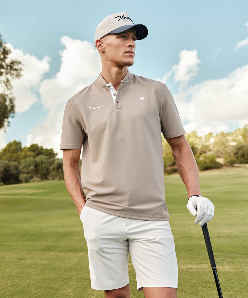 Men's Heath Bomber Shirt - Tan