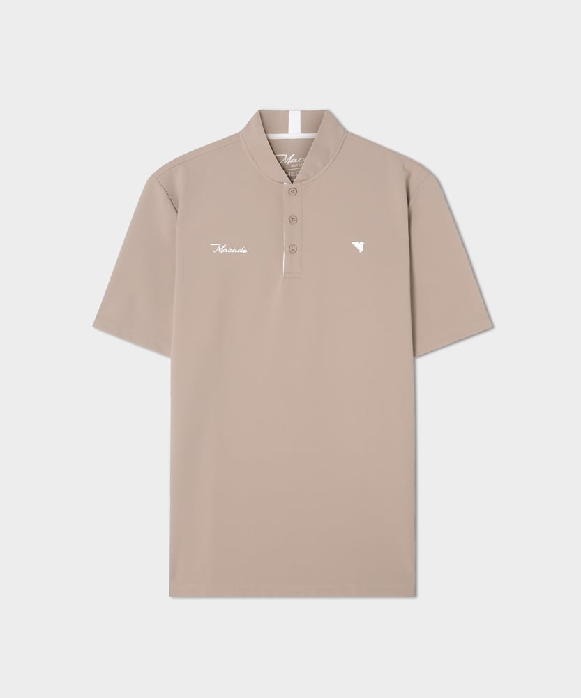 Men's Heath Bomber Shirt - Tan