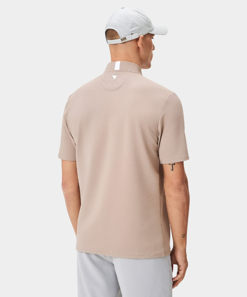 Men's Heath Bomber Shirt - Tan