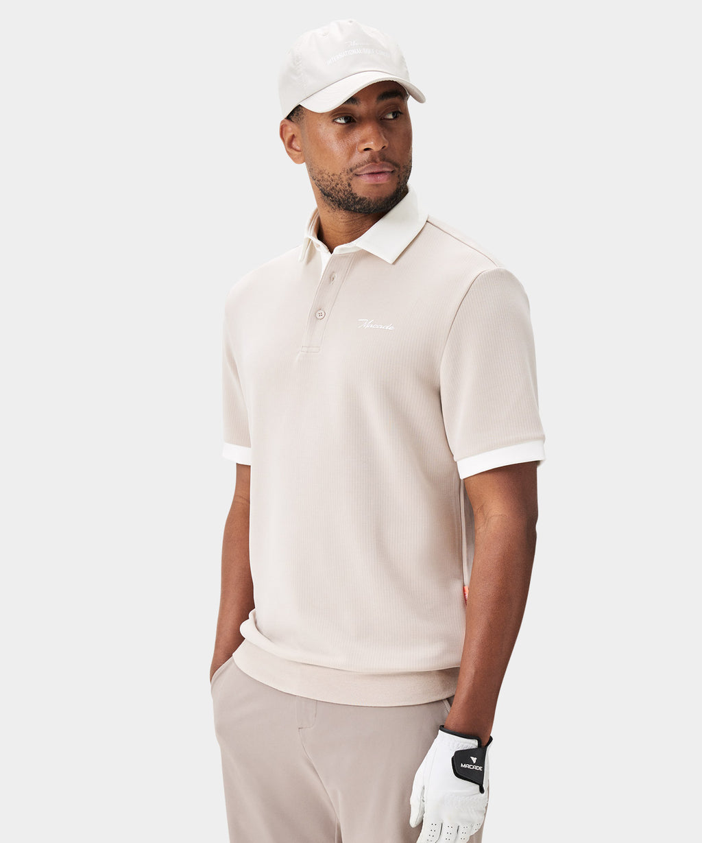 Men's AR Tech Polo - Tan