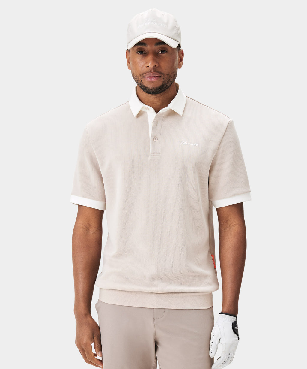 Men's AR Tech Polo - Tan