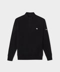 Men's Bridge Merino Quarter Zip - Black