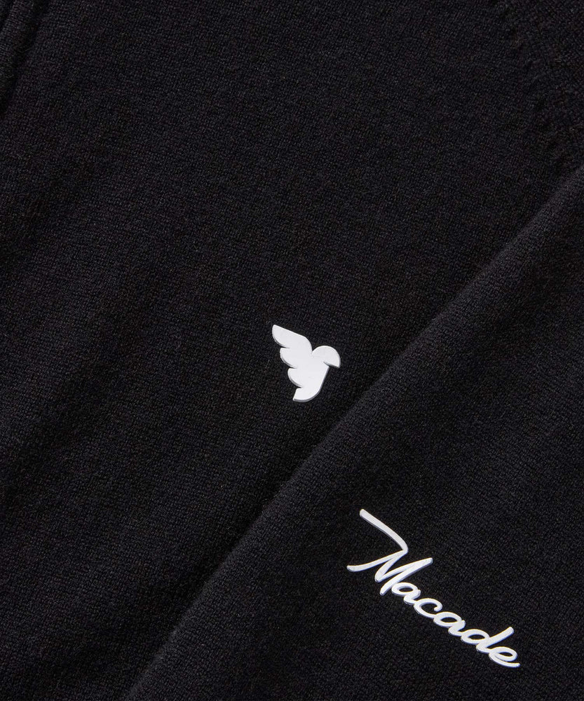Men's Bridge Merino Quarter Zip - Black