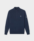 Men's Bridge Merino Quarter Zip - Dark Blue