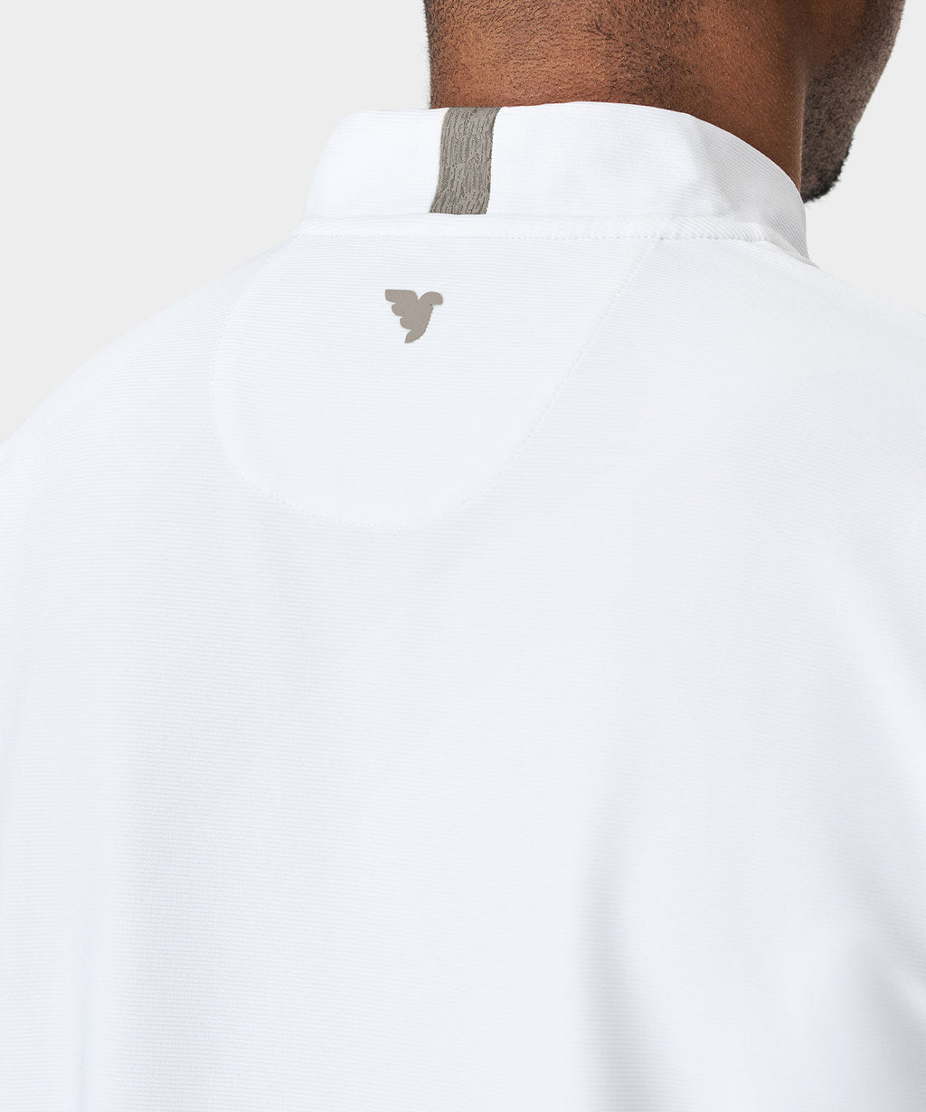 Men's Heath Bomber Shirt - White