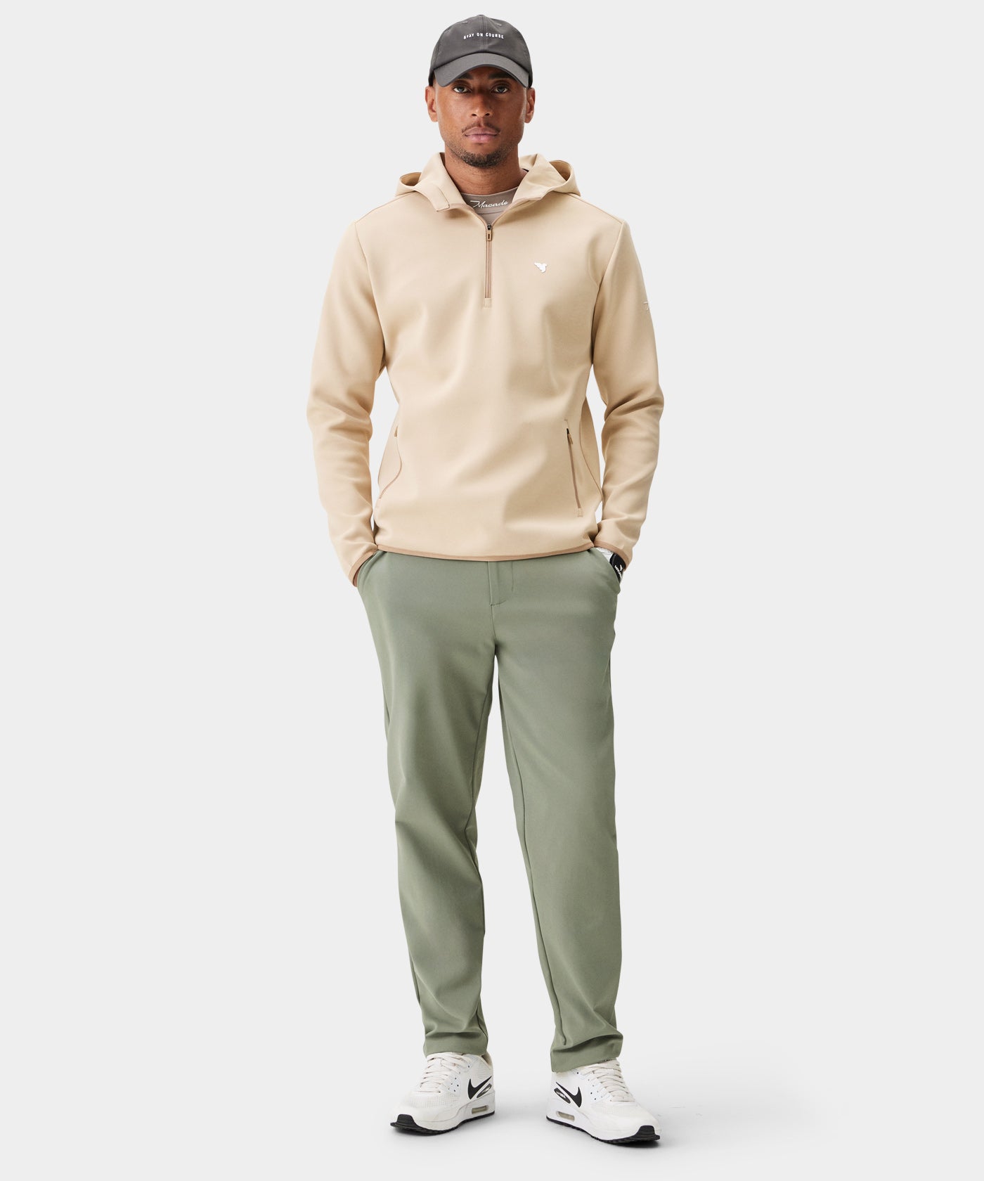 Men's Therma Zip Hoodie - Tan