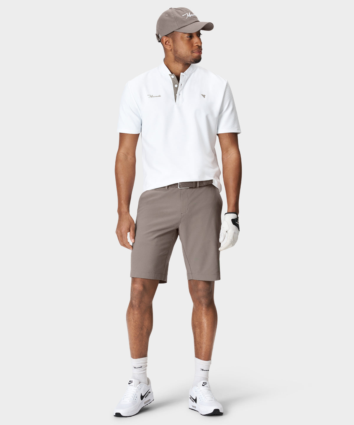 Men's Heath Bomber Shirt - White