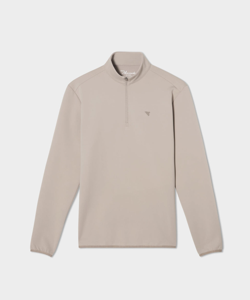 Men's Therma Quarter Zip - Taupe