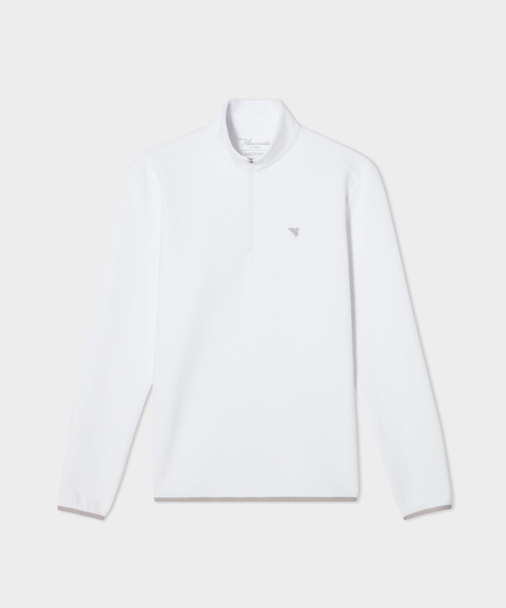 Men's Therma Quarter Zip - White