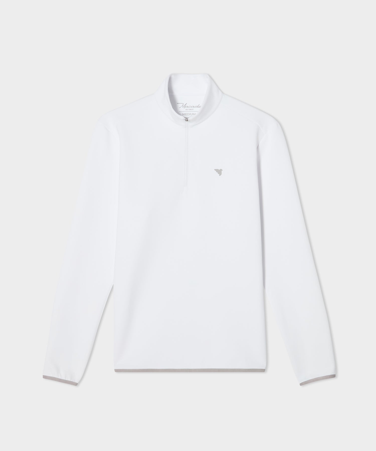 Men's Therma Quarter Zip - White