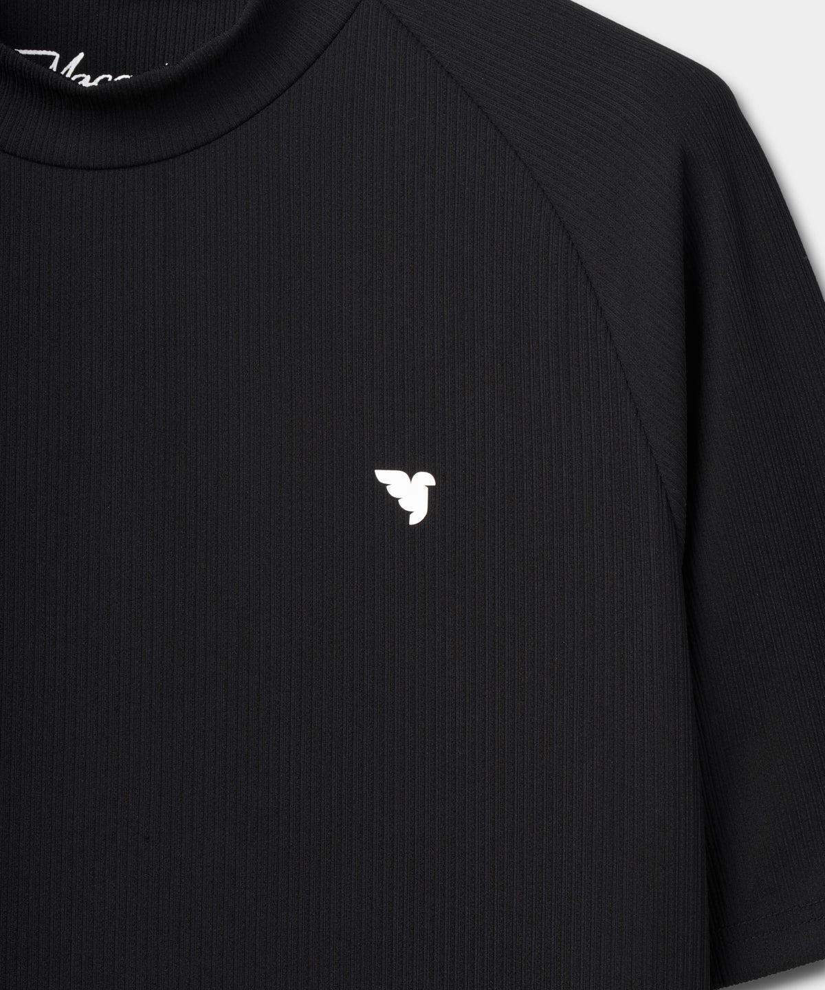 Tyler Neck Mock Tee - Black