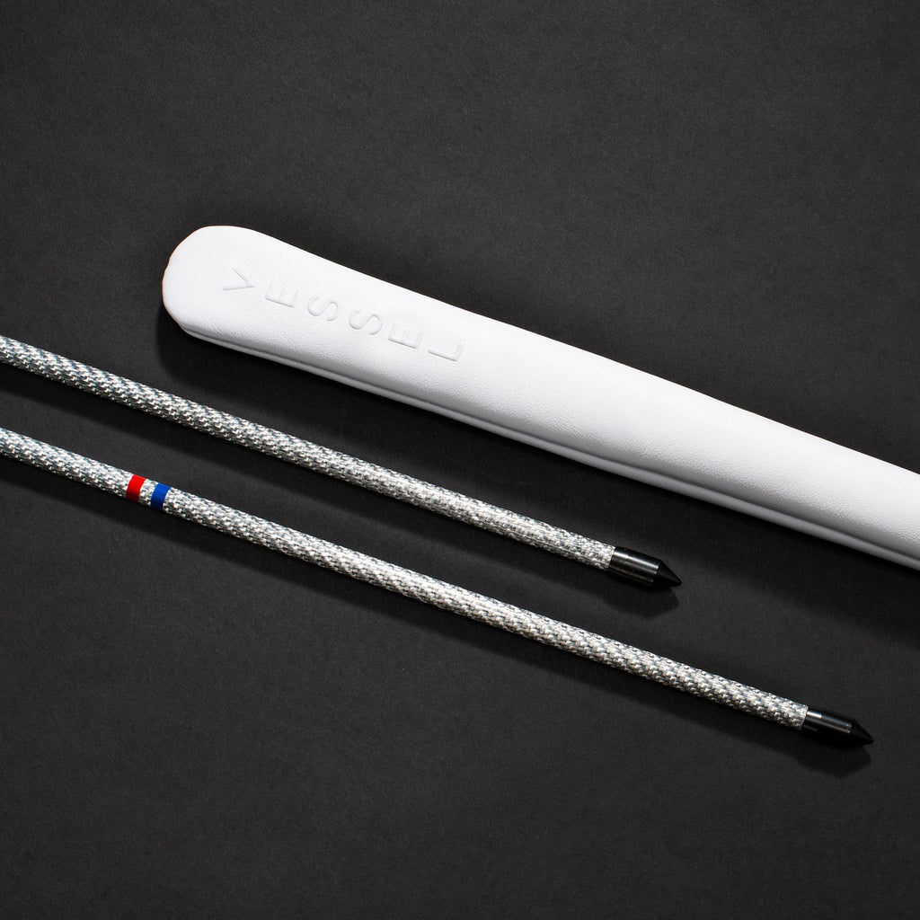 Embossé Alignment Stick Cover in White
