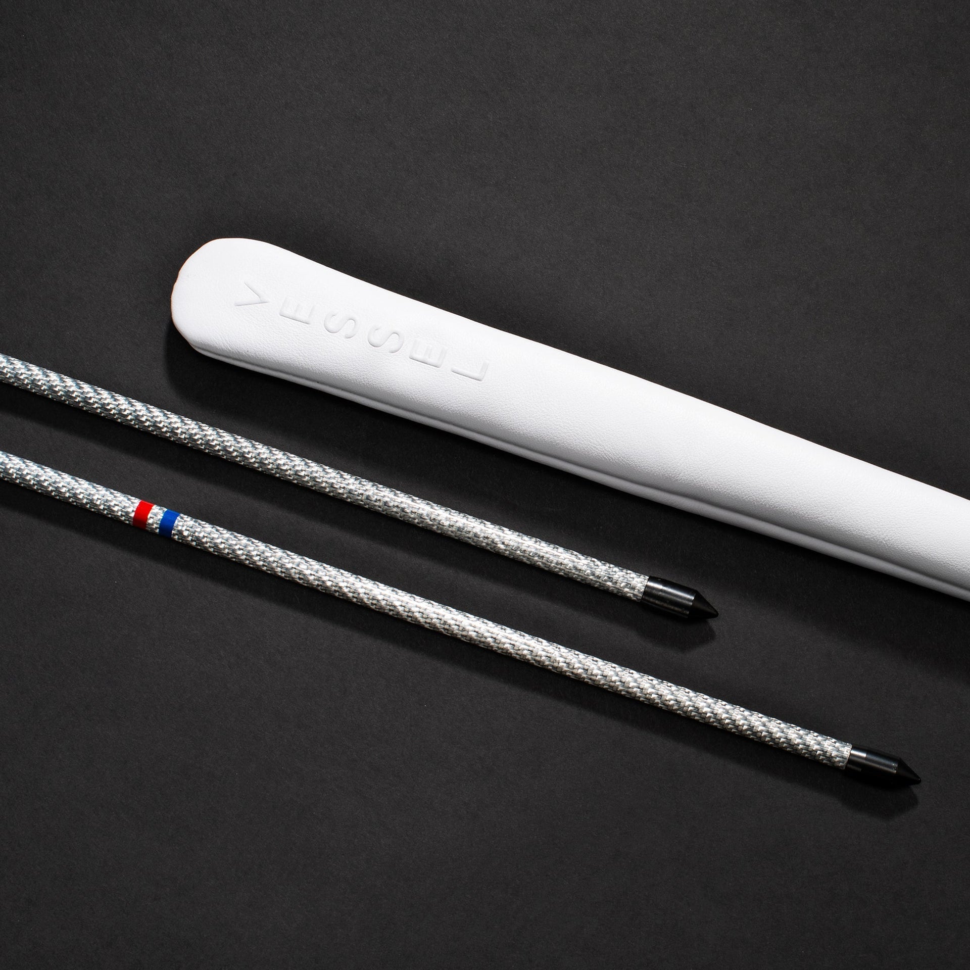 Embossé Alignment Stick Cover in White