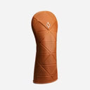Geometric Headcover in Smooth Brown