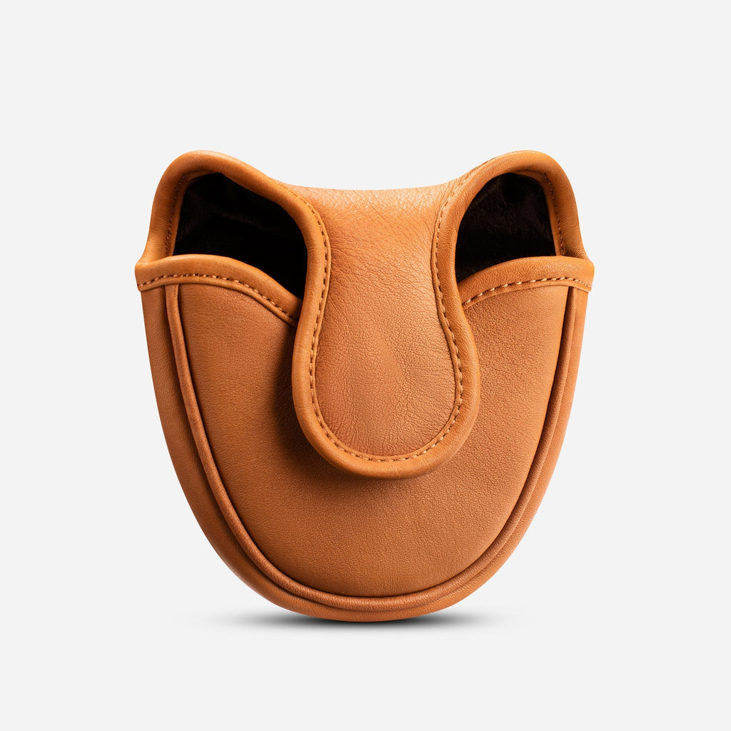 Genuine Leather Mallet Cover in Smooth Brown