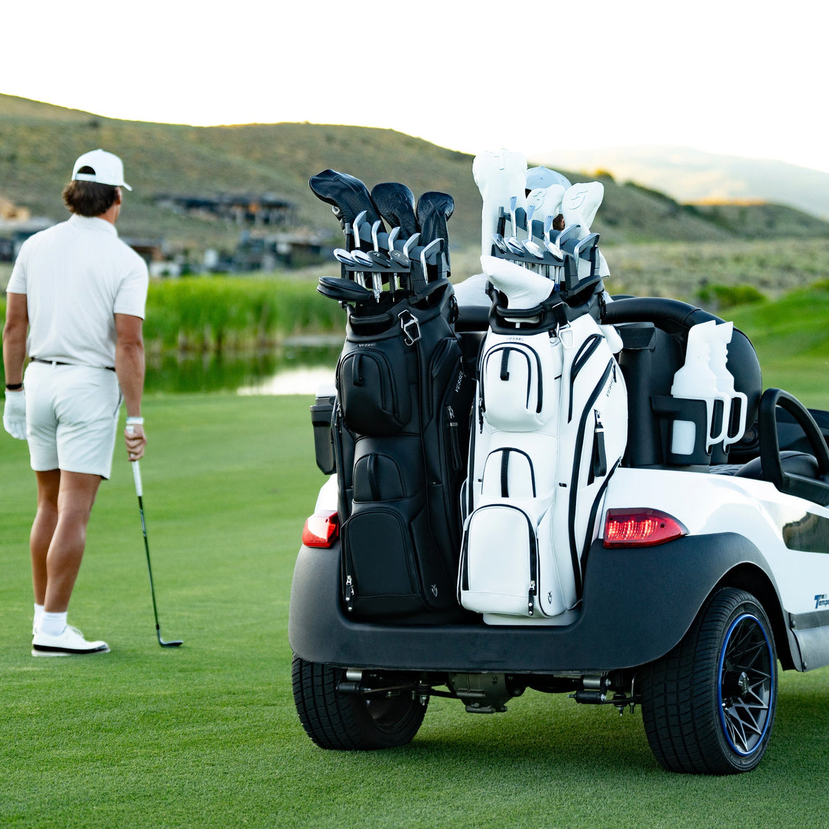 Lux Pro Cart II in Pebble White