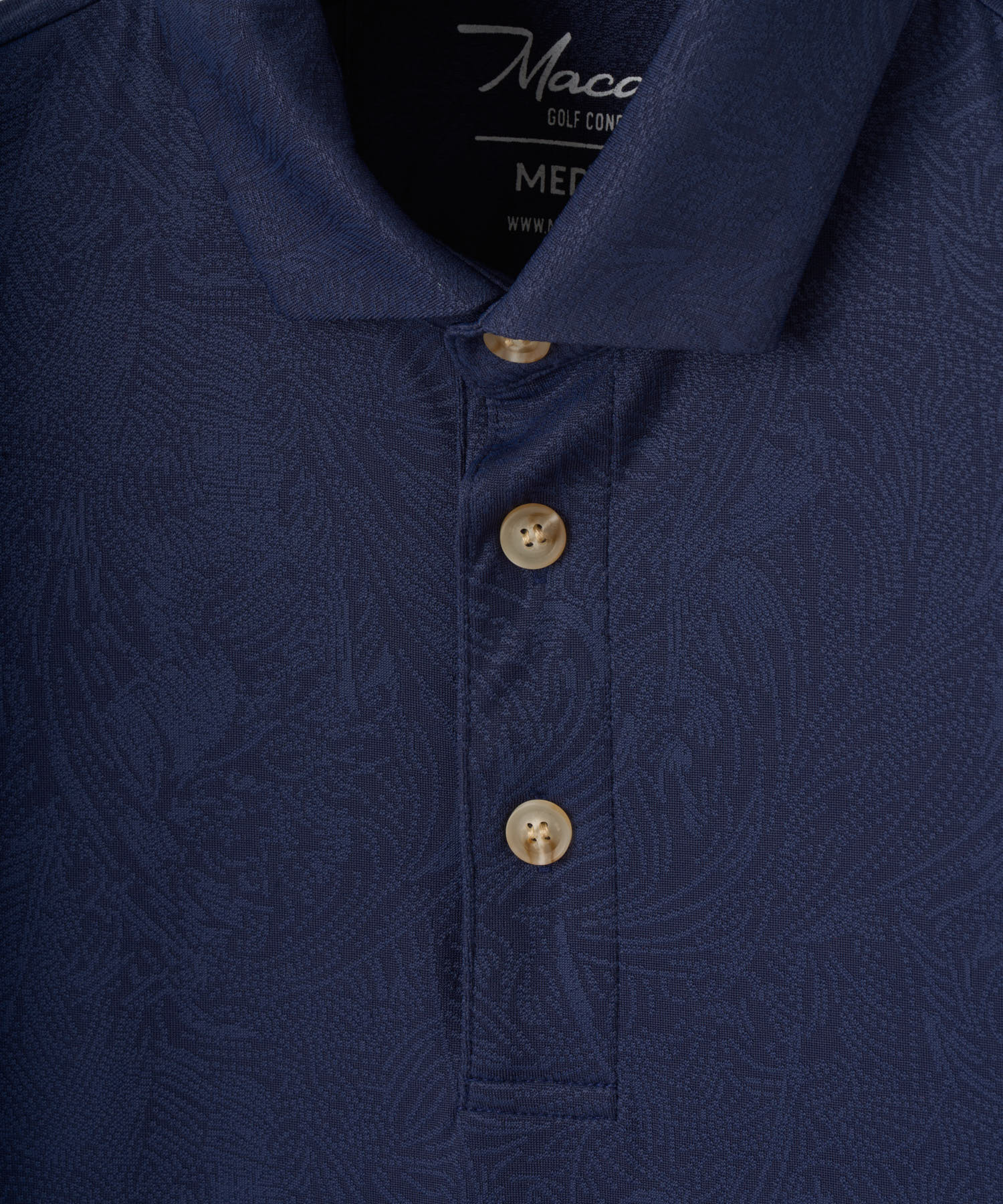 Men's Paisley Core Polo Shirt - Navy