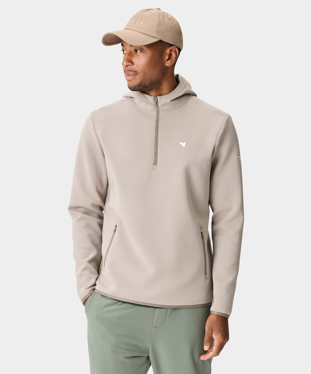Therma Zip Hoodie - Taupe